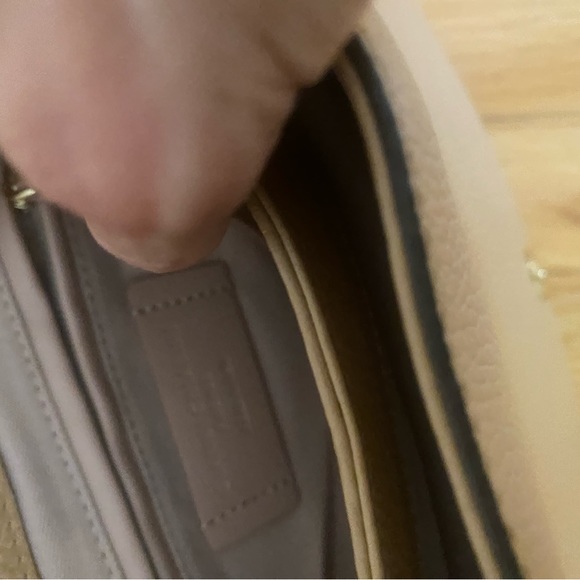 NEW 2-1 GIANNI CHIARINI |Leather Crossbody Bag In Beige - Picture 8 of 12